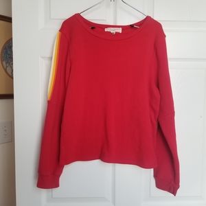 Urban Outfitters Open Sleeve retro red sweater